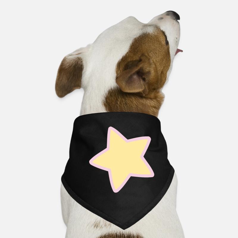 Étoile Pastel Douceur Bandana pour chien