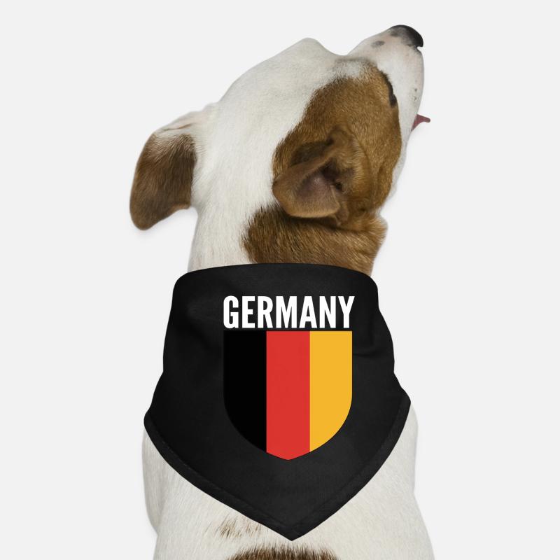 Conception du drapeau du Bouclier allemand Bandana pour chien