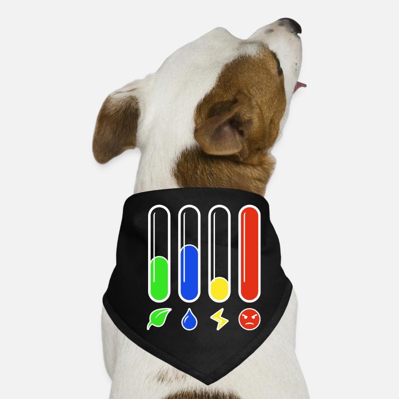 Status Bars - Rage High Dog Bandana