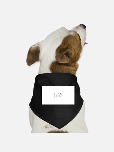 Team Conrad - Hunde-Bandana - Schwarz - Vorne