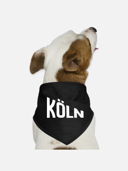 Cologne - Dog Bandana - black - Front