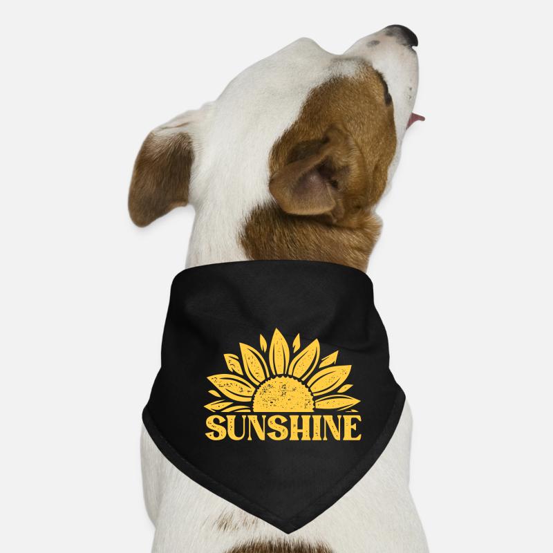 Sunshine Retro Dog Bandana