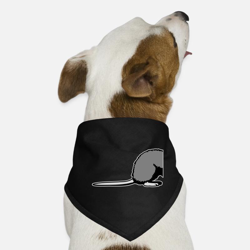 Rat Backside Semi Funny Tail Rodent Animal Dog Bandana