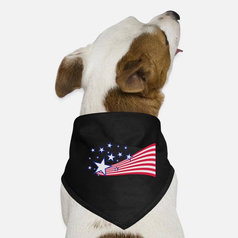 USA Flagge Hunde-Bandana
