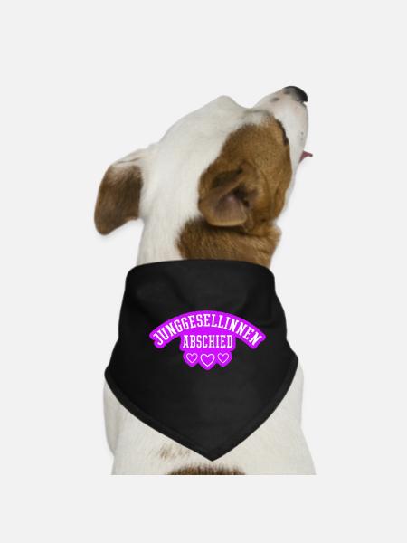 Hen Party Heart Girls - Dog Bandana - black - Front