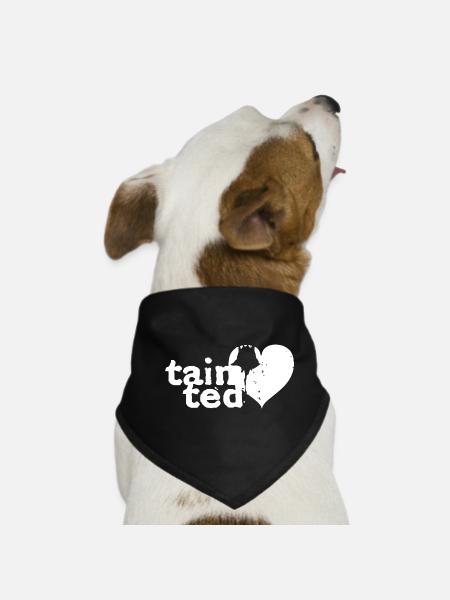 tainted love inspired by Soft C - Hunde-Bandana - Schwarz - Vorne