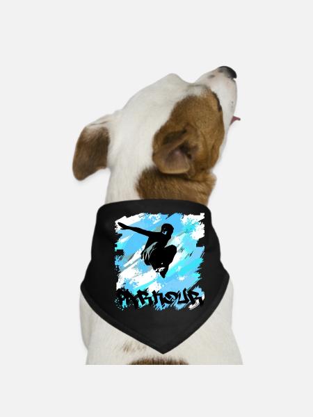 Parkour - Bandana pour chien - noir - Devant