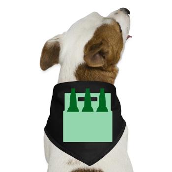 Sixpack - Hunde-Bandana - Schwarz - Vorne