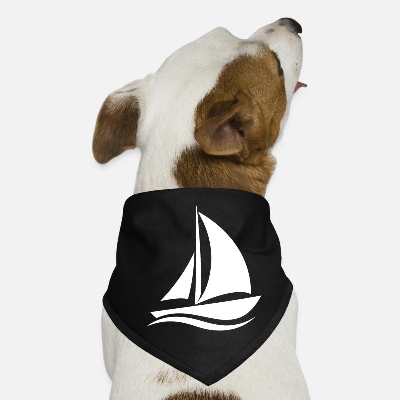 Segelboot Hunde-Bandana