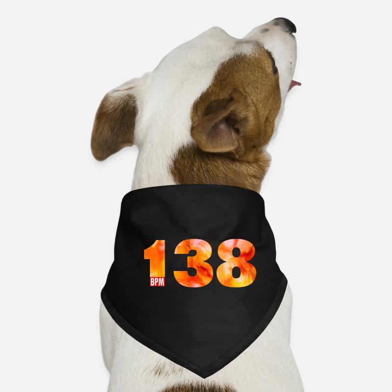 138 BPM - Énergie Pure Élevante Bandana pour chien