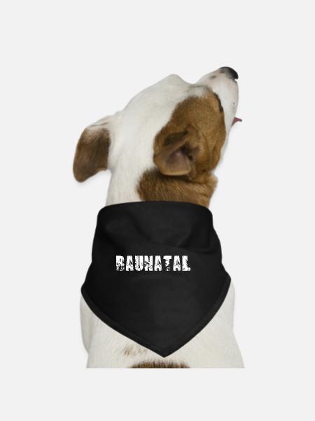 Baunatal - Hunde-Bandana - Schwarz - Vorne
