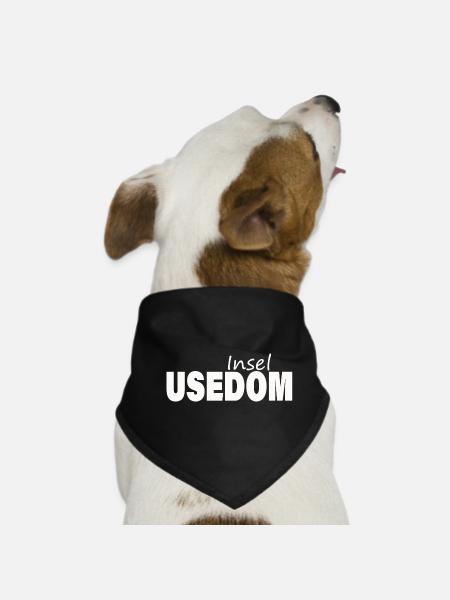 USEDOM - Dog Bandana - black - Front