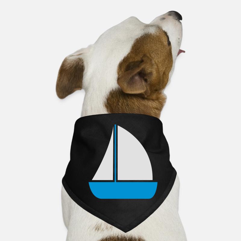 Segelboot Hunde-Bandana