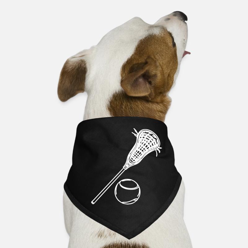 Lacrosse Sketch Dog Bandana