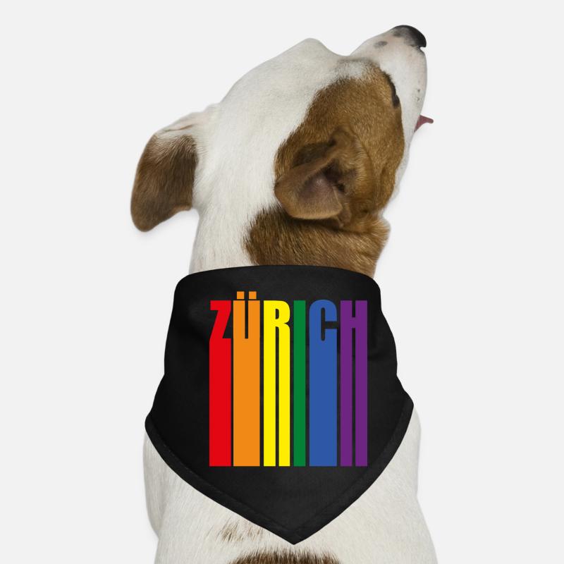 Zürich Regenbogen Pride LGBT Hunde-Bandana