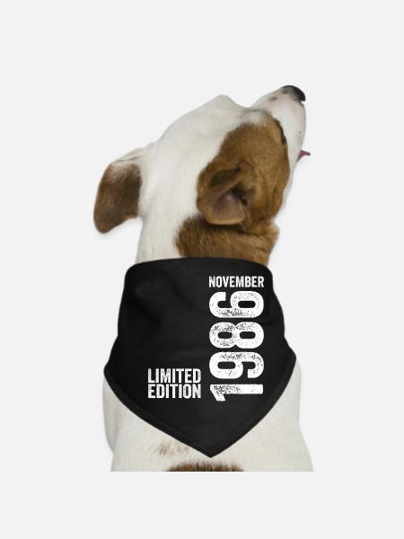 November 1986 Limited Edition November 1986 - Dog Bandana - black - Front