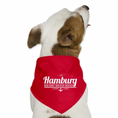 Hamburg - meine Heimat, mein Hafen, mein Kiez - Hunde-Bandana