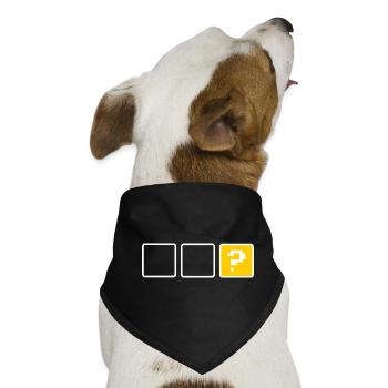 Leere Schachtel - Hunde-Bandana - Schwarz - Vorne