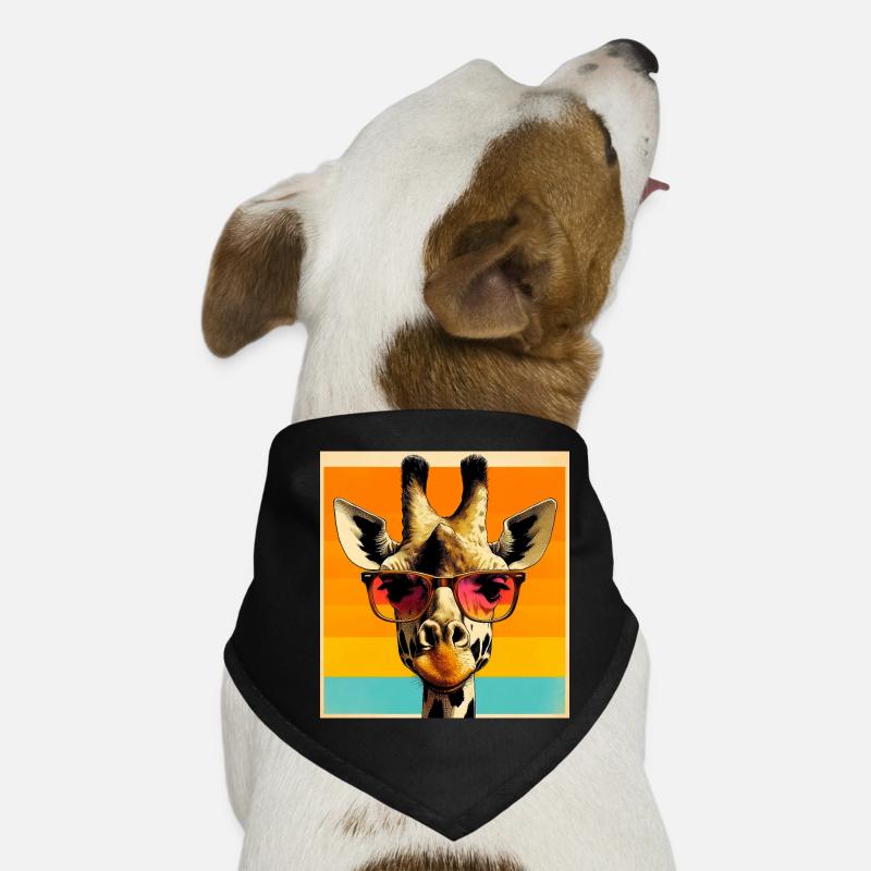 Giraffe Hunde-Bandana