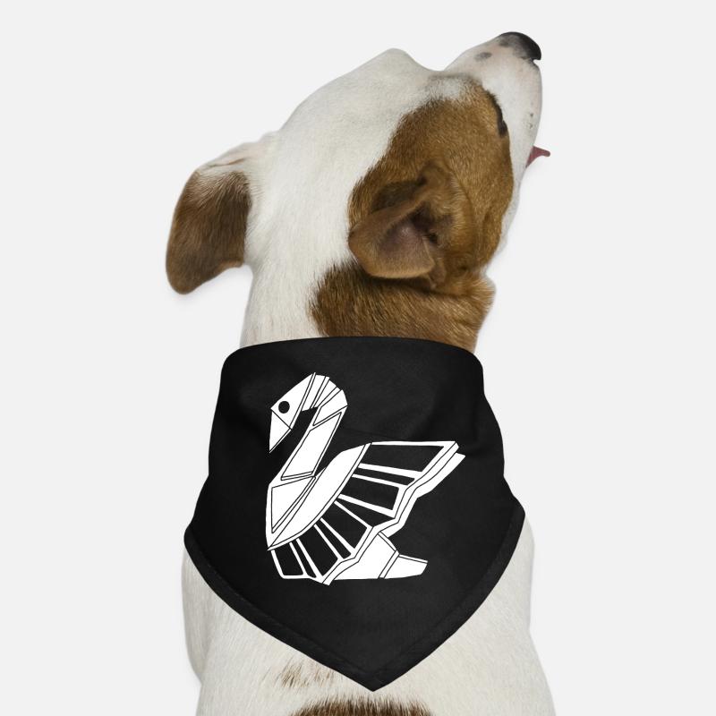 Cygne blanc Bandana pour chien