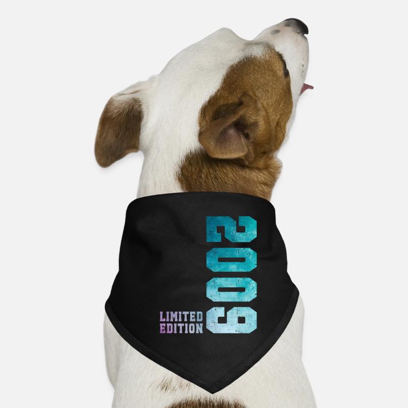 2009 Édition Limitée 17 ans anniversaire Bandana pour chien