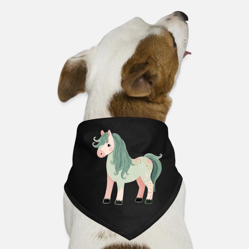 Süßes Pony Hunde-Bandana