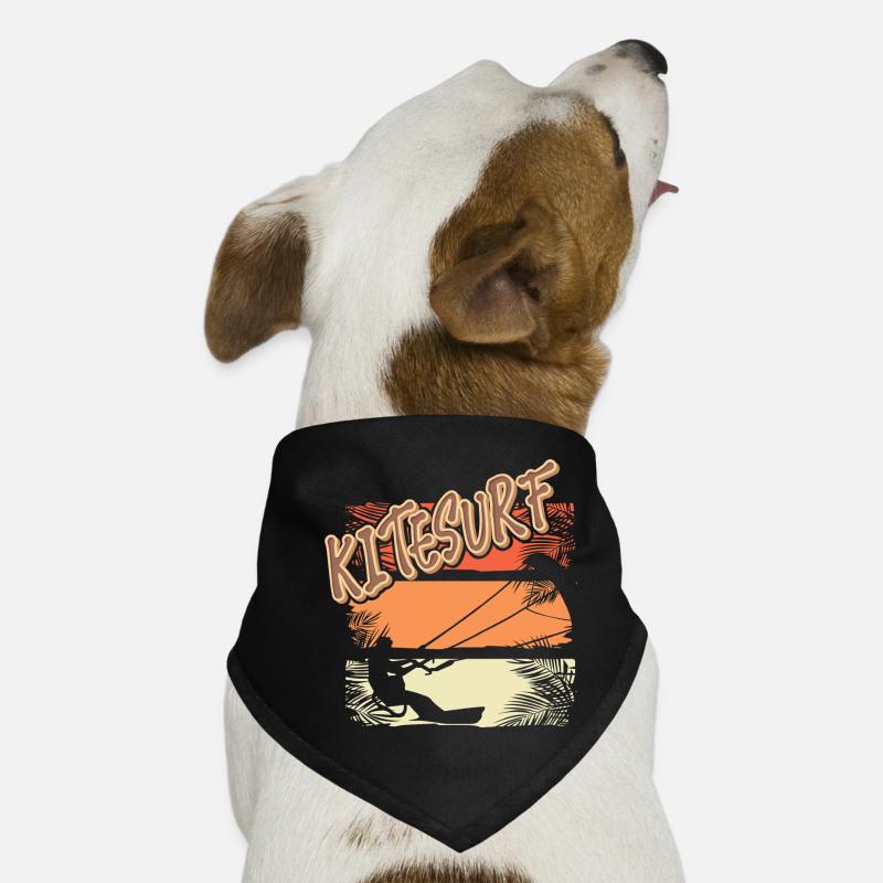 Kitesurfen Kitesurf Kitesurfer Kiteboard Hunde-Bandana