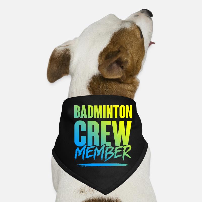 Équipe de badminton Bandana pour chien