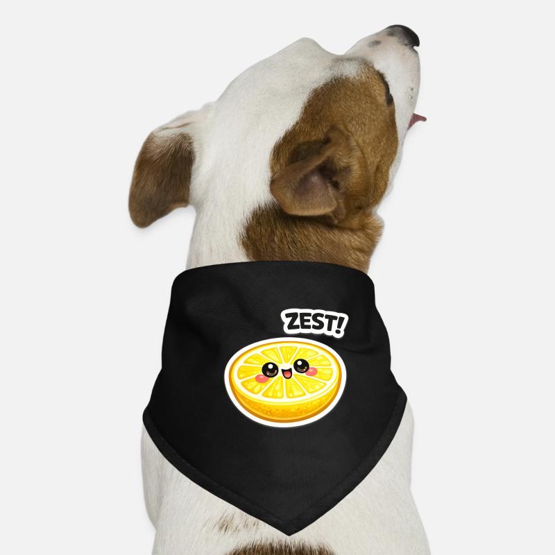Autocollant zeste d’agrumes Bandana pour chien