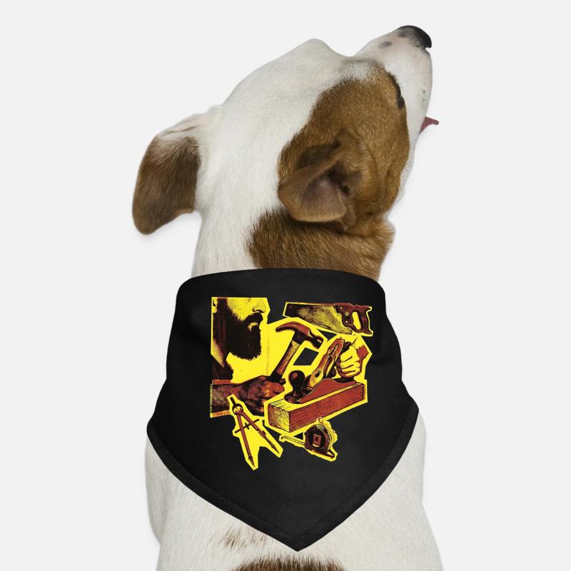 Artisan Charpentier Charpentier Menuisier Vintage Bandana pour chien