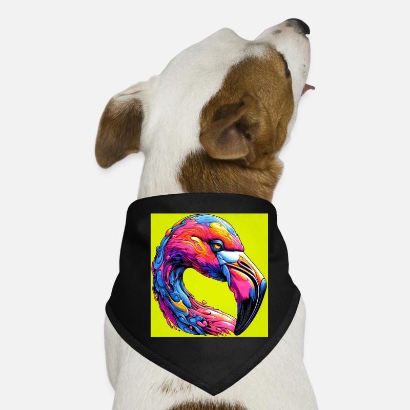 Flamingo Hunde-Bandana