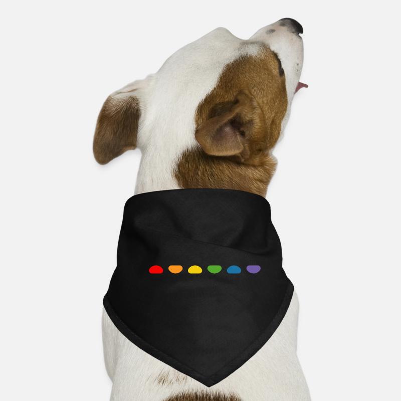 Regenbogen Nugget Hunde-Bandana