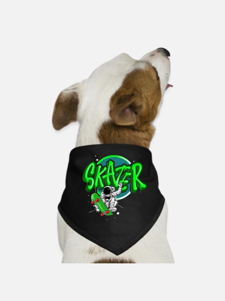 Skater - Dog Bandana - black - Front