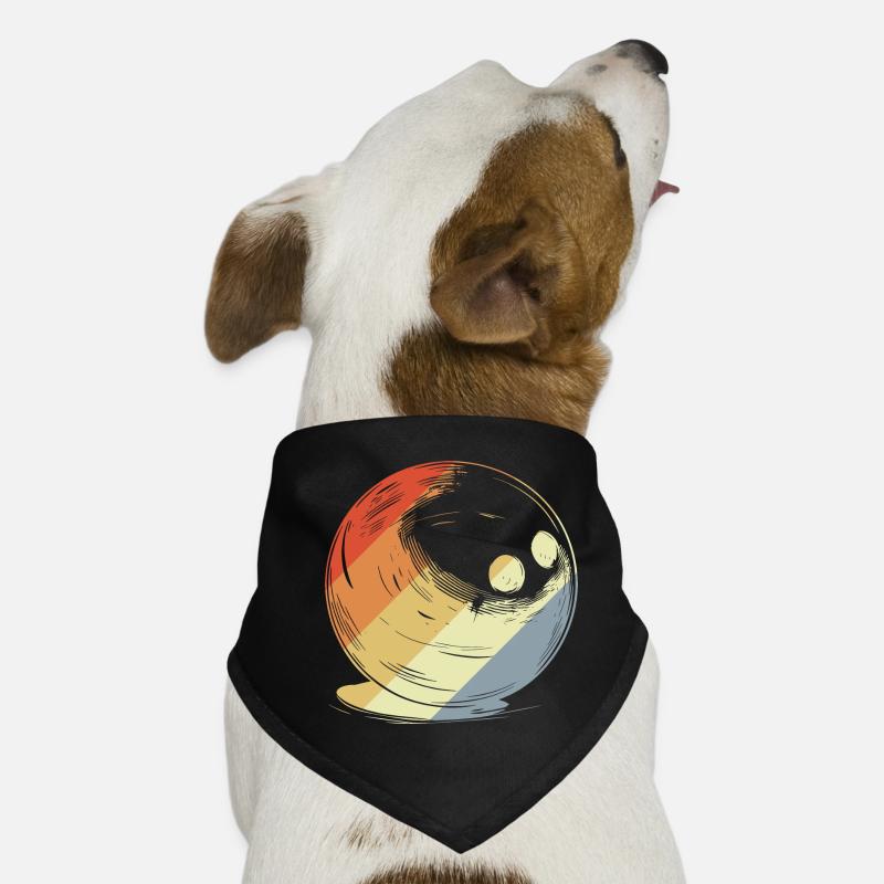 Oldschool Bowling Ball Dog Bandana