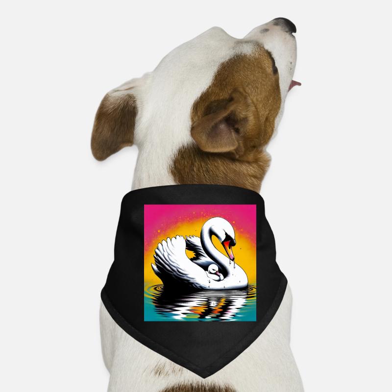 Schwan Hunde-Bandana