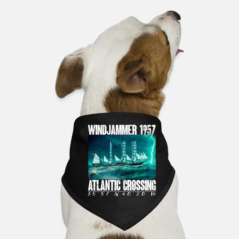 Windjammer 1957 - Atlantiküberquerung Hunde-Bandana