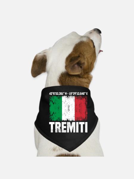 Tremiti Coordinates - Dog Bandana - black - Front