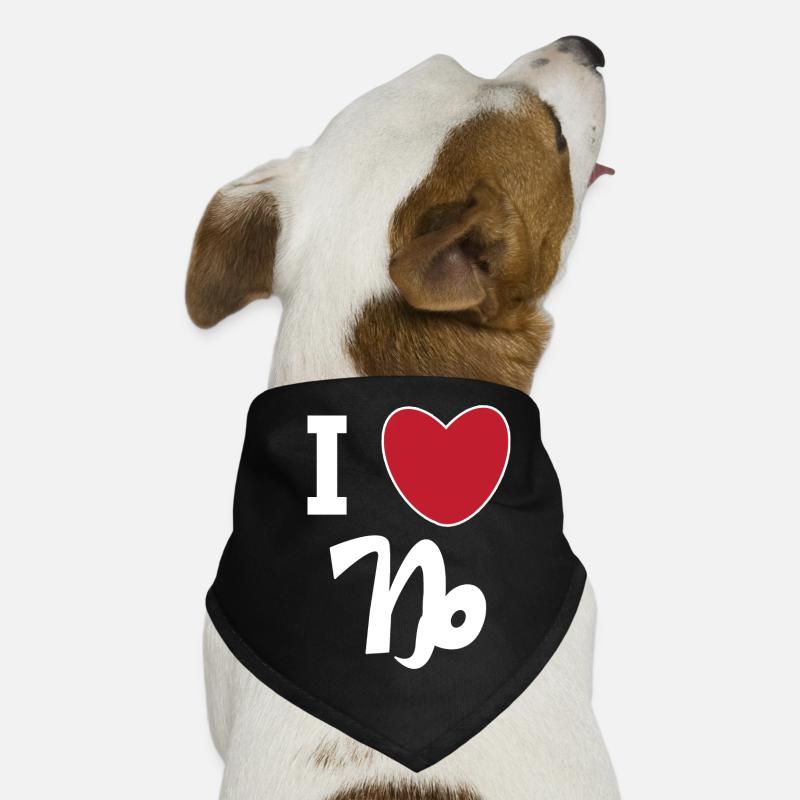 Capricorn Heart Statement Astrology Superstition Dog Bandana