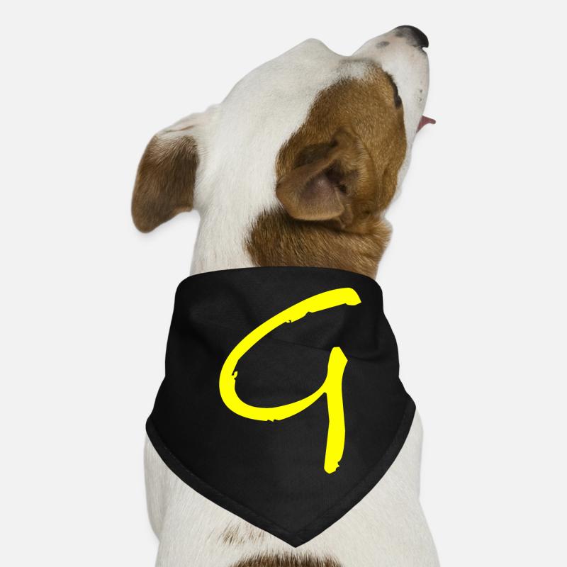 Buchstabe G Hunde-Bandana