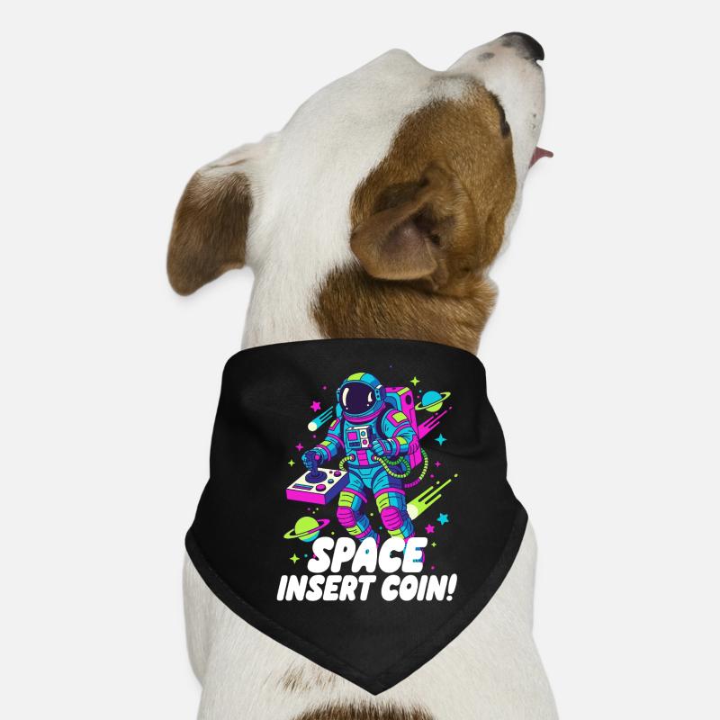 Space Insert Coin Dog Bandana