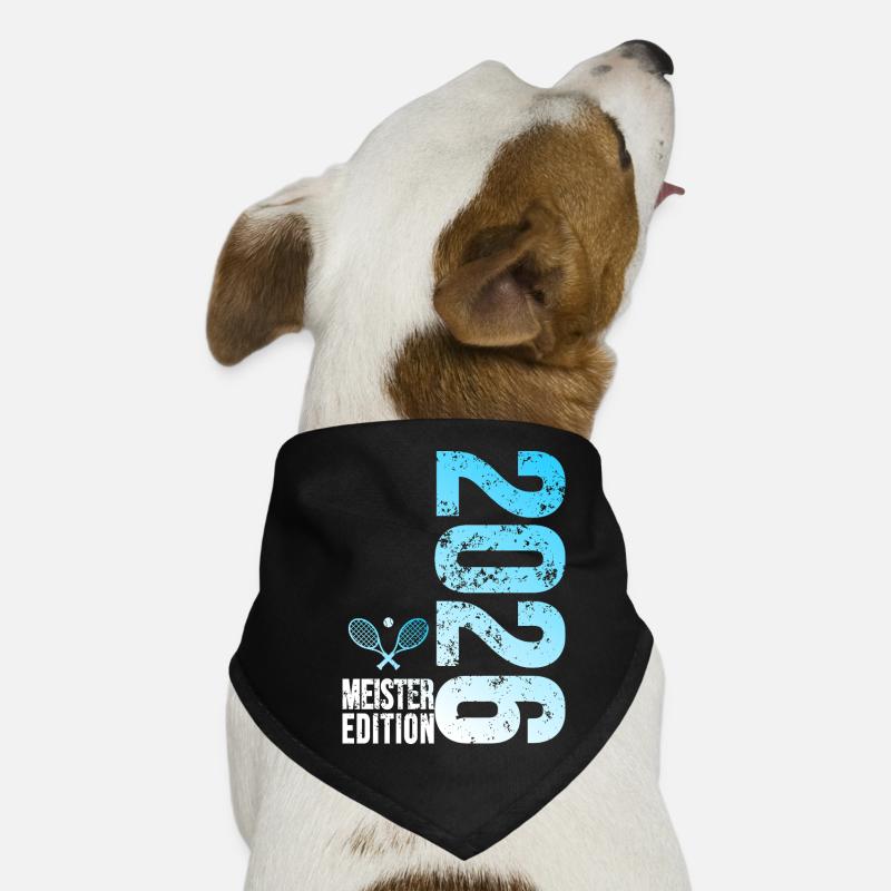 Tennis Master Edition 2026 in blue and white Dog Bandana