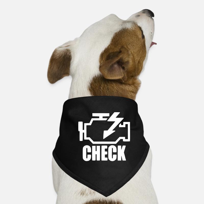 Check Engine Lamp Gas Car Tuning Turbo Boost Hunde-Bandana