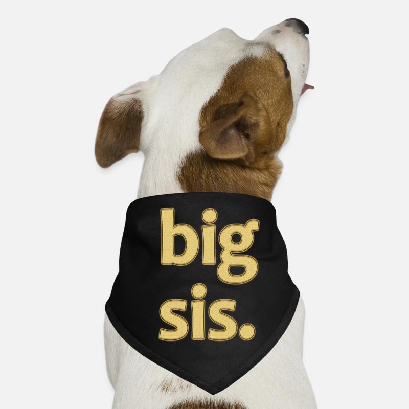 Playful Big Fish Word Design Dog Bandana