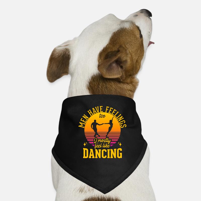 Dancing Slogan Ballroom Couple Dance Dance Floor Dog Bandana