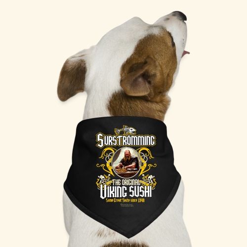 Surströmming T-Shirt Design Wikinger Sushi - Hunde-Bandana