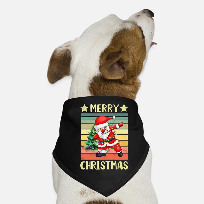 Dabbing Santa Claus Weihnachtsmann Bandana pour chien