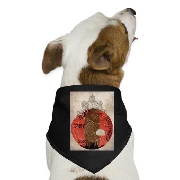 Amsterdam 750 Hemd Design - Hunde-Bandana - Schwarz - Vorne