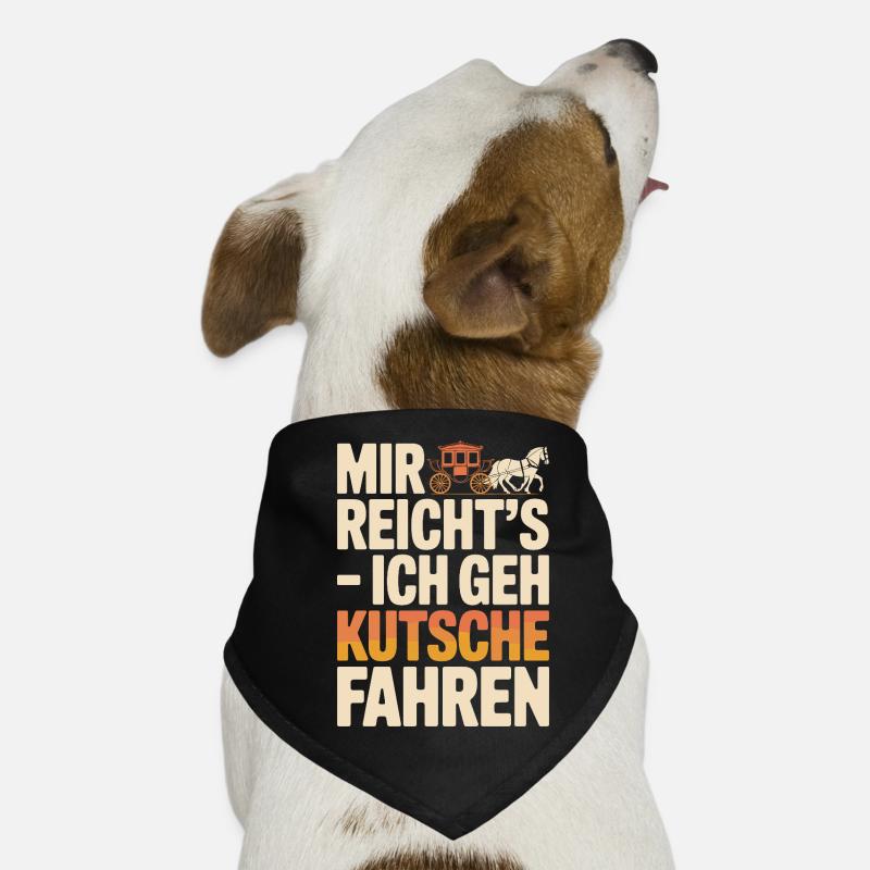 J’en ai assez, je vais faire une calèche, c’est plus drôle Bandana pour chien