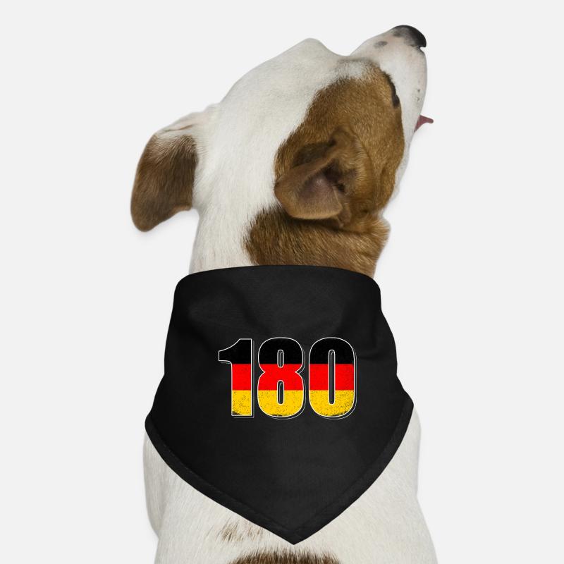 180 cent quatre-vingts fléchettes drapeau allemand Bandana pour chien