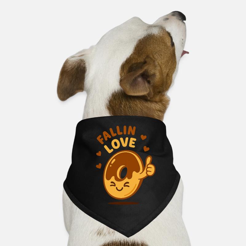 Fallin Love – donut mignon et fun Bandana pour chien